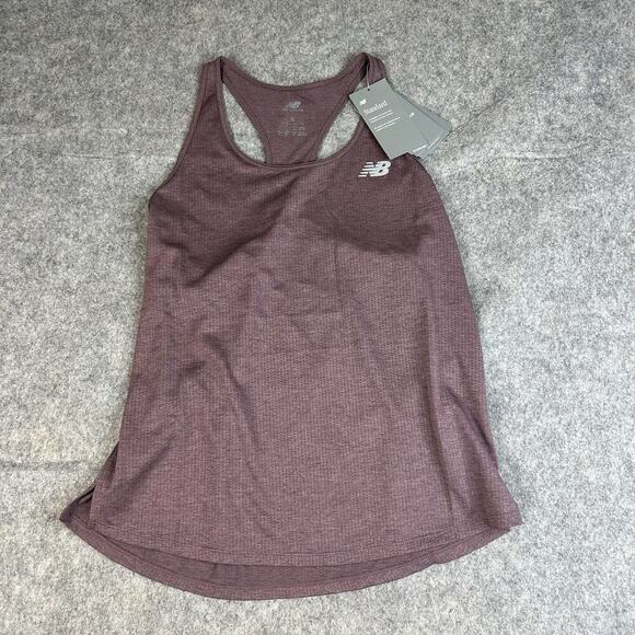 New Balance Tank Top Womens Small Racerback Purple Mesh Athletic - Picture 1 of 8